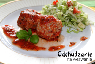 Pulpety indycze w sosie pomidorowym