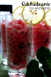 Granita żurawinowo – jabłkowa