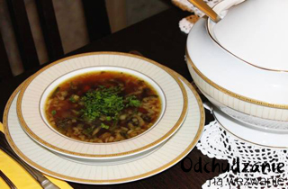 Zupa z suszonych grzybów