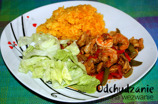 Potrawka z krewetkami