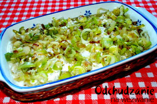 ryba w sosie porowym