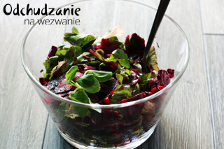 Sałatka z buraków z rzodkiewką