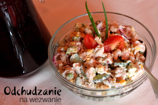 Sałatka z kurczakiem i awokado