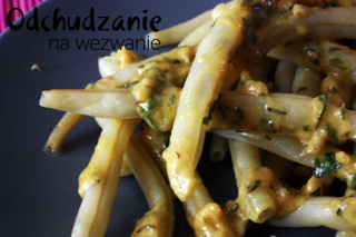 Fasolka w sosie cytrynowym