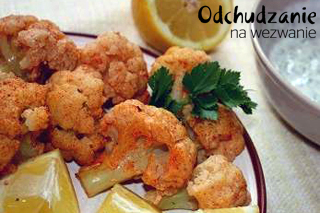 Pieczony kalafior z przyprawami