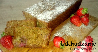 Ciasto z truskawkami i rabarbarem