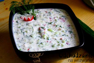 Chłodnik ogórkowo-rzodkiewkowy