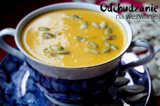 Krem dyniowy z pomarańczą