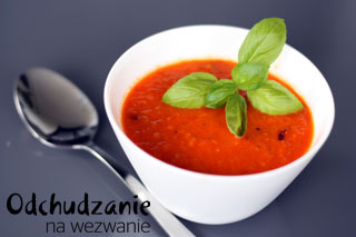 Zupa z pieczonych pomidorów